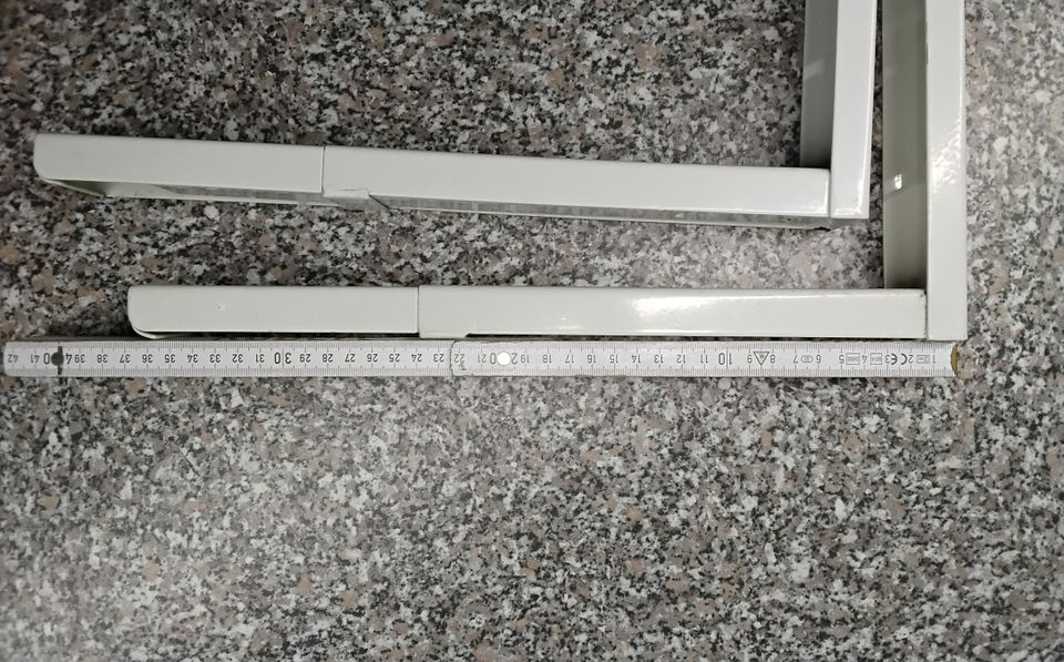 2 Halter, Winkel für Mikrowelle Weiß 370 cm x 230 cm in Rommerskirchen