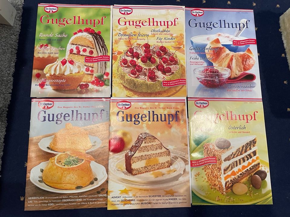 Viele Dr. Oetker Gugelhupf Magazin Zeitschrift Hefte wie neu in Köln