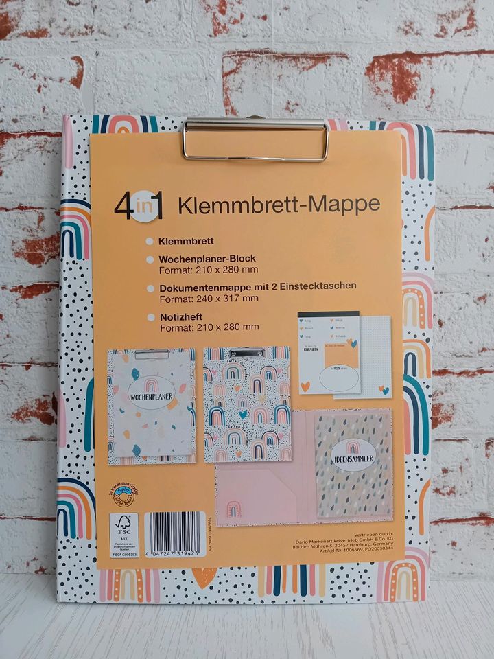 4in1 Klemmbrett-Mappe, neu in Osnabrück