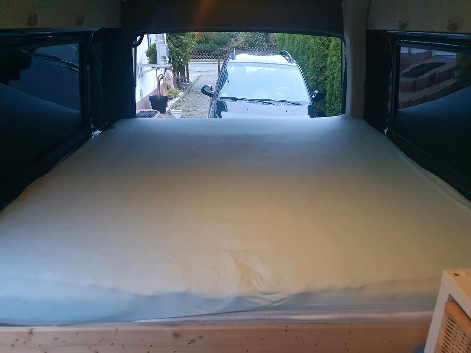 Ford Transit mit großem Doppelbett in Wernigerode