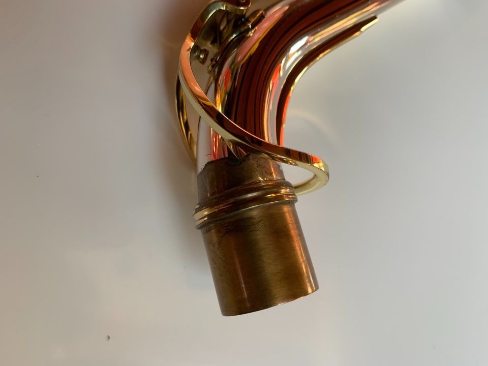 Selmer Vollsilber Hals S-Bogen Altsaxophon in Hünxe