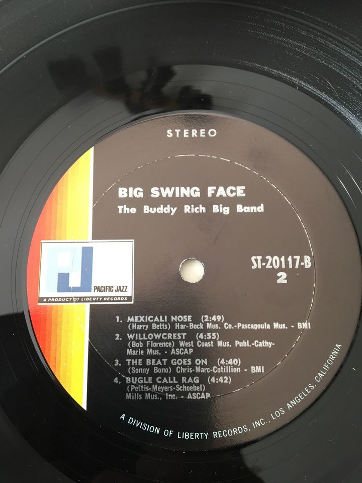 THE BUDDY RICH BIG BAND  BIG SWING FACE  VINYL JAZZ LP RAR in Füssen