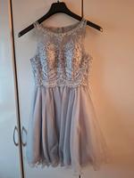 Laona Cocktailkleid mit Zierborten blau/grau Sachsen-Anhalt - Eisleben Vorschau