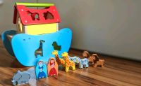 Tragbare bunte Holz-Arche, 9 Figuren, Baby/Kleinkind Spielzeug Sachsen - Wilsdruff Vorschau
