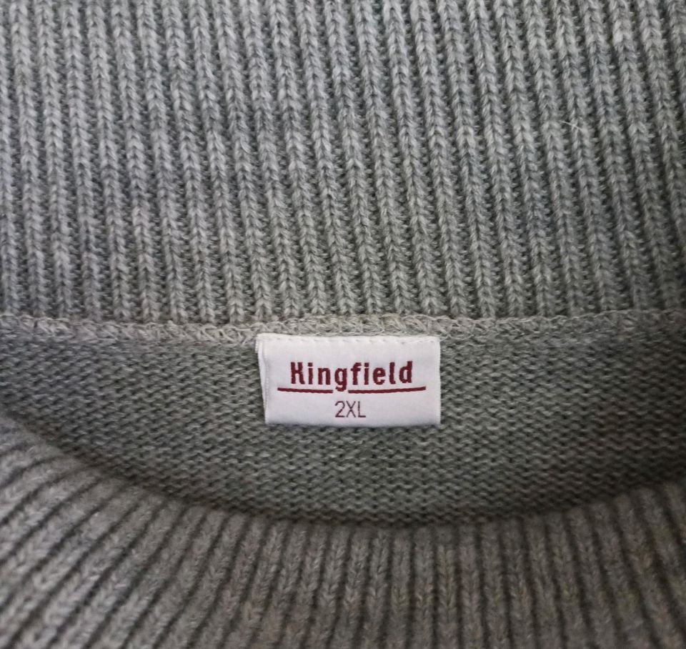 Kingfield Pullover mit großem Kragen  - Gr. 2XL in Nonnweiler