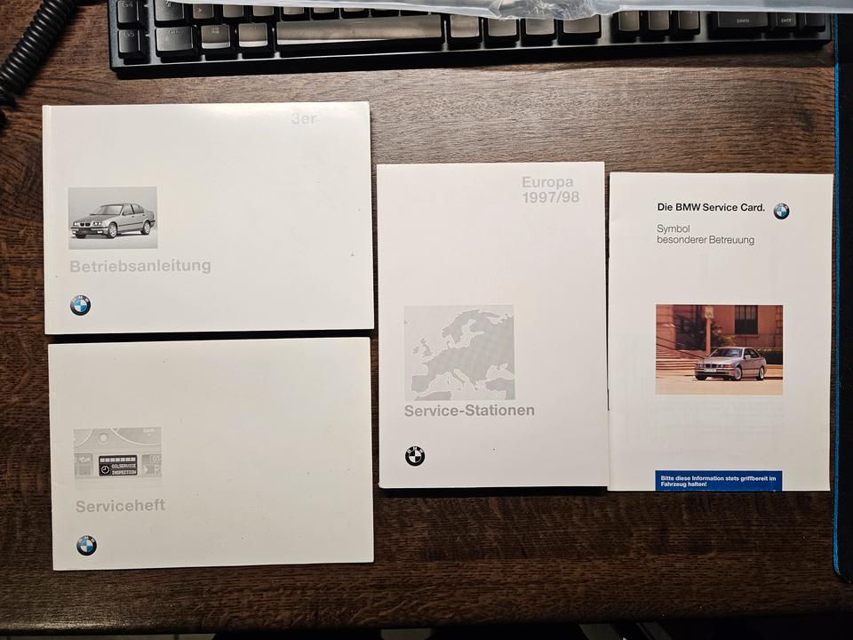 BMW 3er e36 Bordmappe | originale Betriebsanleitung / Handbuch in Aschaffenburg