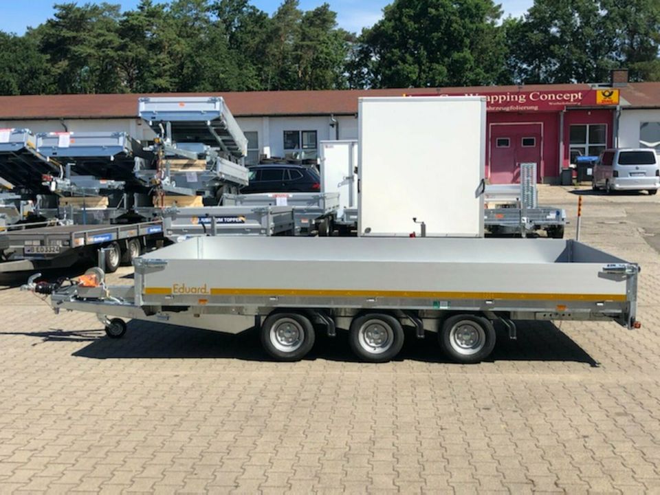 ⭐ Eduard Auto Transporter 3500 kg 406x220x30 cm 3-Achser 56 in Schöneiche bei Berlin