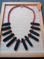 DIY Halskette Onyx Schaum Koralle schwarz rot Boho Baden-Württemberg - Weil im Schönbuch Vorschau