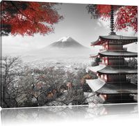 Leinwandbild "Japanischer Tempel im Herbst" 100x70cm Hessen - Höchst im Odenwald Vorschau