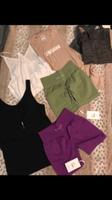 Teveo ☀️ Shorts S Lila grün mit 4 Oberteile Düsseldorf - Derendorf Vorschau