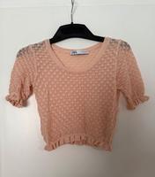 ZARA Strick-Top crop bauchfrei | Gr. S | Rosa | Süß & Sommerlich Neustadt - Südervorstadt Vorschau