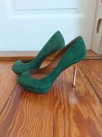 High Heels / Peeptoe grün Zara Velours / "wildleder" Niedersachsen - Braunschweig Vorschau