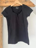 Schwarzes T Shirt kurzarm ausgefallener Ausschnitt My HailysGr. M Niedersachsen - Sehnde Vorschau