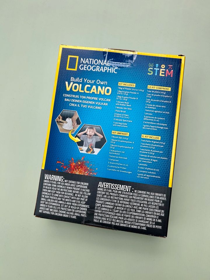 National Geographic - Wissenschaftsset Vulkan, Neu in München