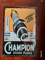 Champion Spark plugs blechschild 30x20 cm Nordrhein-Westfalen - Straelen Vorschau