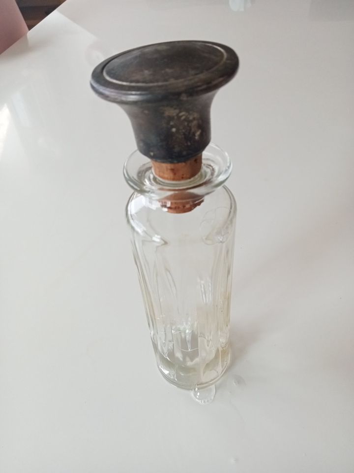 Antike Avon Parfüm Flasche Parfümflasche Flacon Silber in Essen