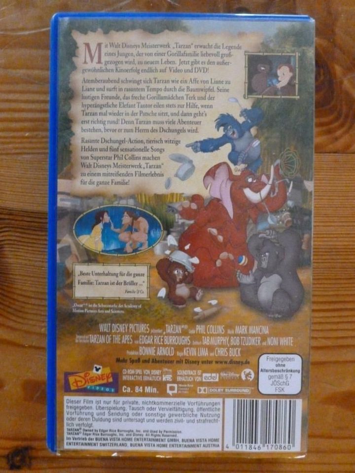 Walt Disney Tarzan VHS in Kappel-Grafenhausen