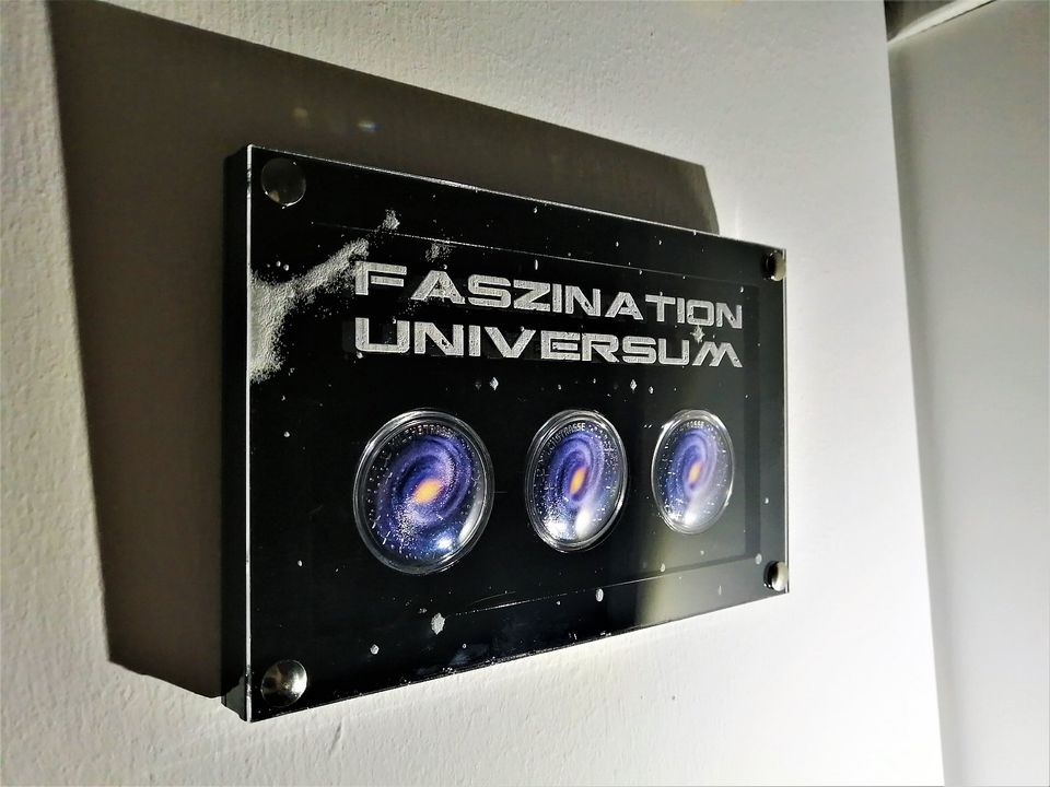 Münzrahmen 25 Euro "Faszination Universum" Neutronenstern in Friedberg