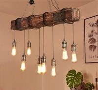 Industrial Style Lampe mit Holzbalken Niedersachsen - Eschede Vorschau