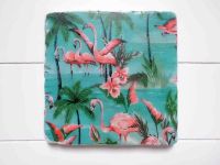 Fliese im Vintage Stil * Deko Kachel * Untersetzer* # FLAMINGOS Hessen - Maintal Vorschau