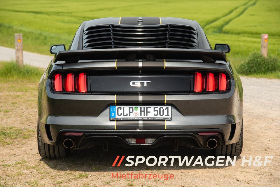 Ford Mustang GT 5.0 mieten V8 Sportwagen Hochzeit Auto Mietwagen in Löningen