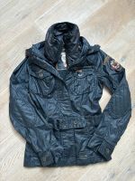 super lässige KHUJO Jacke im Bikerstil blau, Gr.S, coated Niedersachsen - Garbsen Vorschau