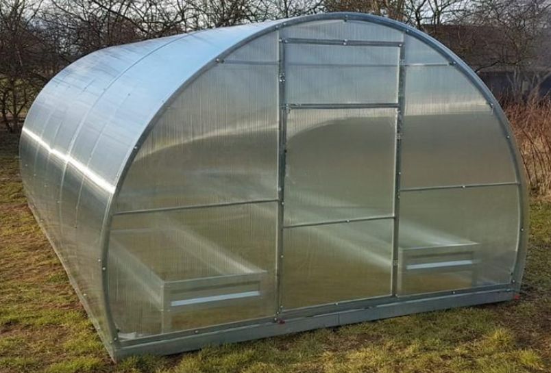 AKTION! Stahl Gewächshaus 3x8 meter - 24m² inkl. Lieferung 6mm starke Polycarbonat Verkleidung Tomatenhaus Treibhaus NEU! in Berlin