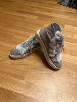 Alpe Schuhe Stiefel Damen Fell grau Leder 40 Bayern - Regensburg Vorschau