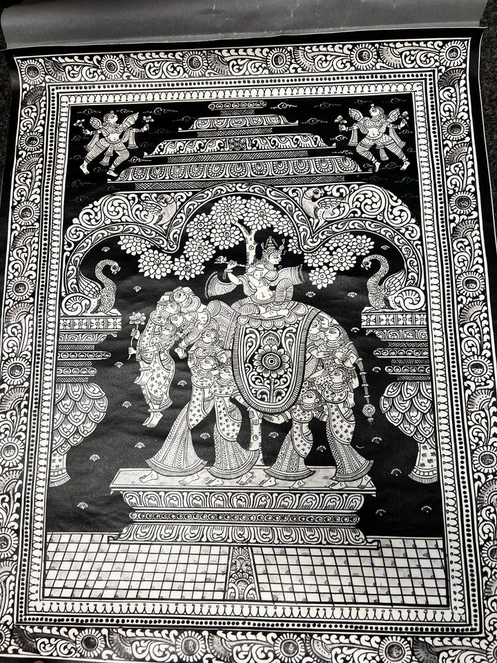 Pattachitra Indien Bild Wandbild 40x50 cm traditionell in Düsseldorf