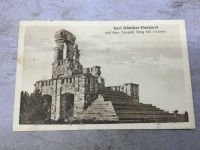 Postkarte aus dem Jahr 1930, Carl Günther Denkmal Gehren Hessen - Fürth Vorschau