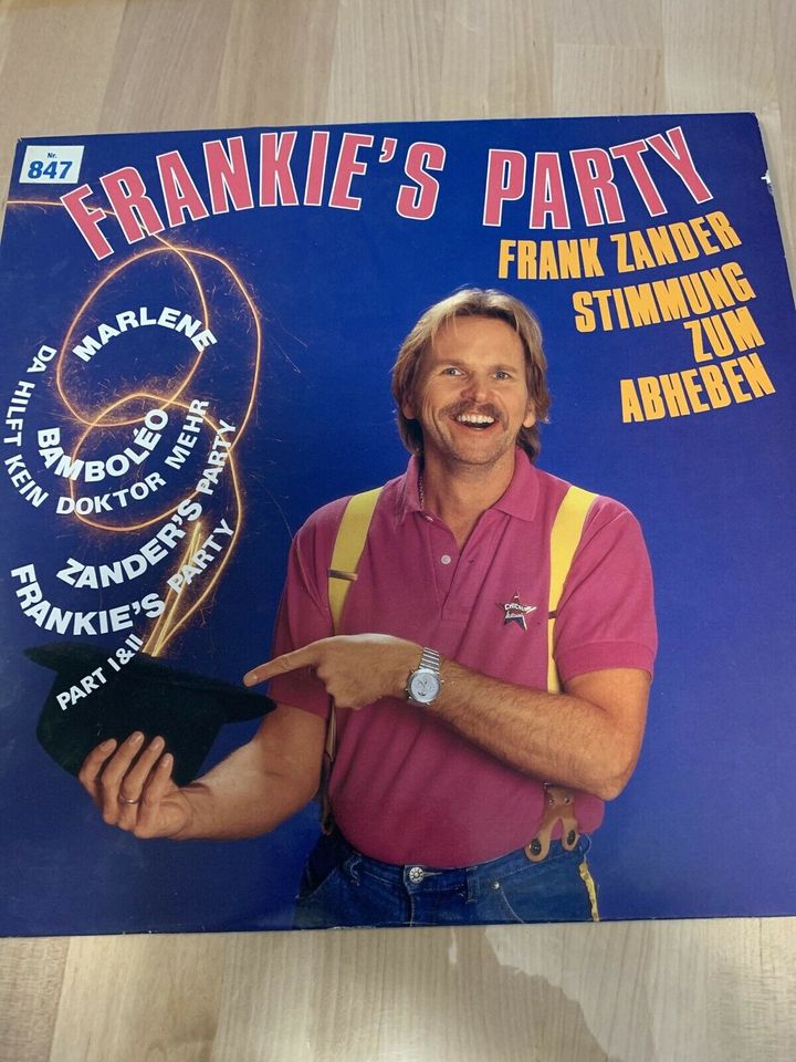 Frankies Party Frank Zander LP Schallplatte in Untergruppenbach