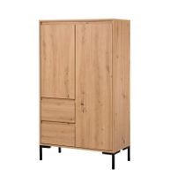 REDUZIERT! -27% Highboard Brochet Eiche Dekor / Schwarz Hessen - Haiger Vorschau