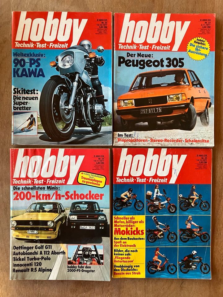 Hobby, Jahrgang 1977, 24 Hefte in Ebern