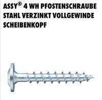 Schrauben - 2 OVP WÜRTH ASSY 4 WH 8x220/100 mm 50 Stück Niedersachsen - Eicklingen Vorschau