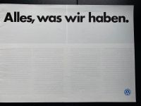 Prospekt VW Programm 1985 inkl. Köfer, Scirocco, Polo, Golf, T3 Nordrhein-Westfalen - Mettmann Vorschau