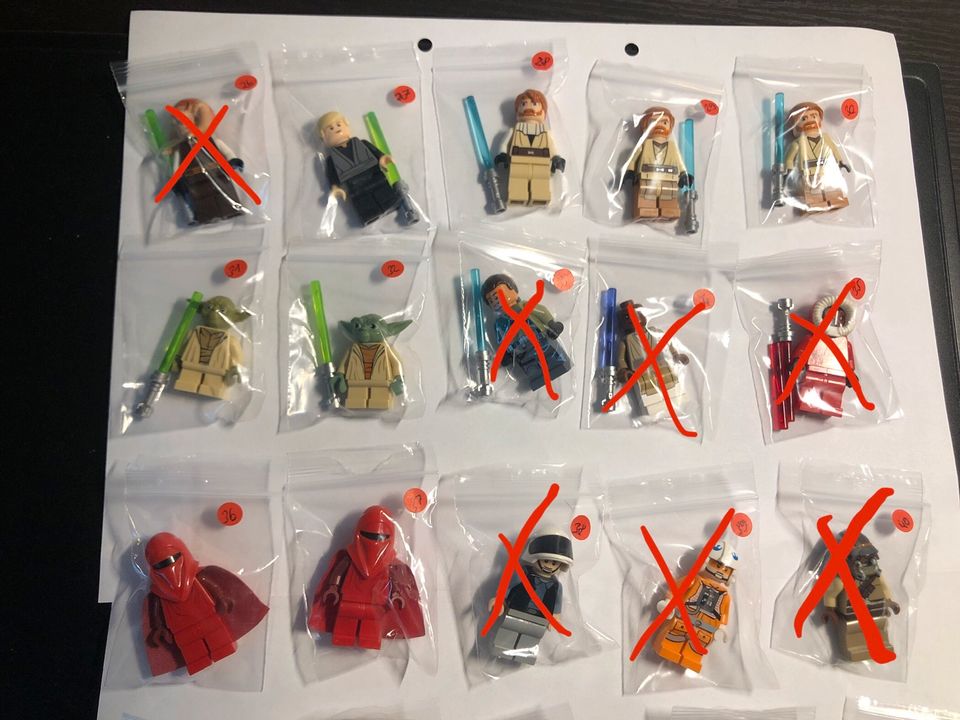 53 Lego Star Wars Minifiguren Konvolut/Sammlung ✅TOP✅ in Crailsheim