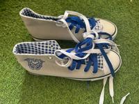 Sneaker Schnürschuhe 38 Trachten Kostüm Wiesn Oktoberfest blau Colditz - Colditz Vorschau