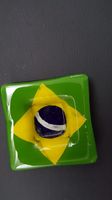 Glasaschenbecher Asch mit brasilianischer Flagge selten zu finden Baden-Württemberg - Mannheim Vorschau
