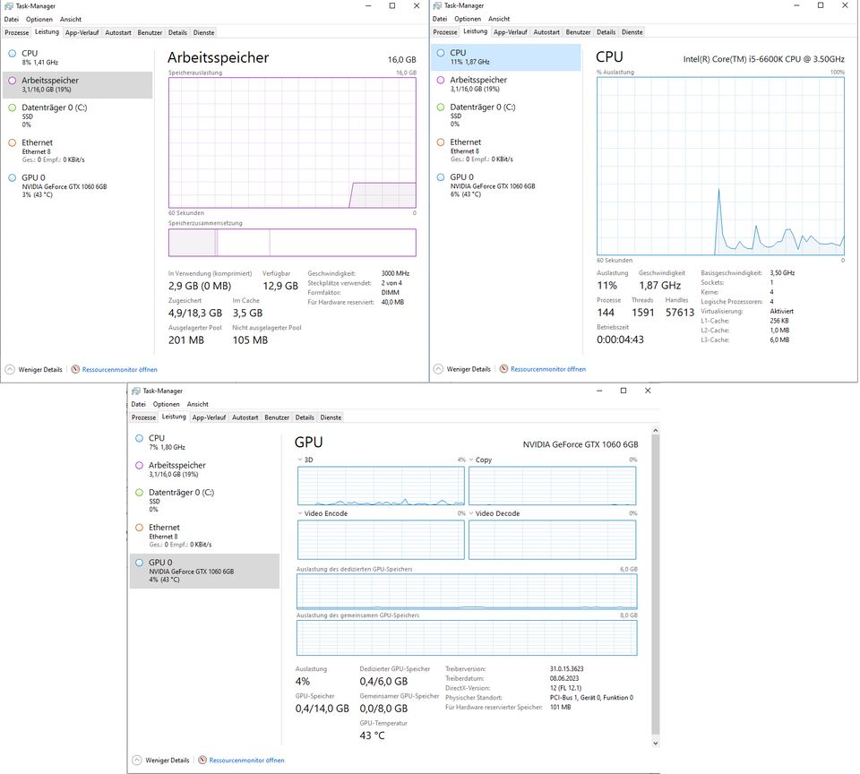 Gaming PC - Z170A | i5 6600k | 16GB 3000MHz | BQ 450W | SSD 120GB in Ostfildern