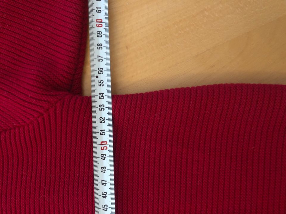 Hilfiger Strickjacke, Größe M, rot in Hürth