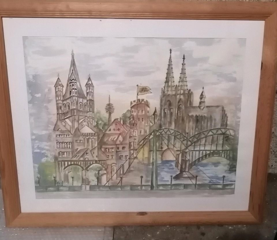 Kölnbild mit Rahmen in Köln