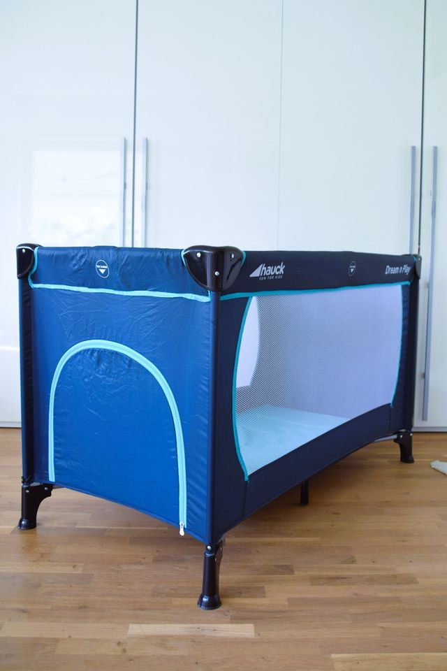 Hauck Dream n Play Reisebett Kinderbett Klappbett blau 120x60 in Koblenz