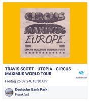 2x Travis Scott Utopia Karten Frankfurt Nordrhein-Westfalen - Velen Vorschau