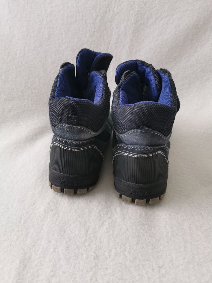 Lurchi Herbst-Winter-Stiefel,28,Klett-Boots,Grau-Anthrazit-Blau in Feuchtwangen