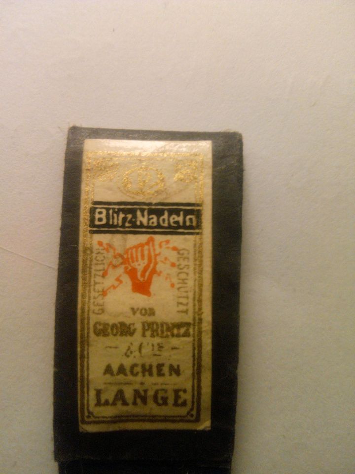 5 antike Nadelbriefe- Nadelbrief tlw.um 1900 in Ruhland