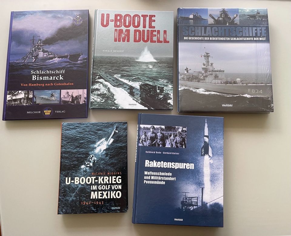 Bücher Zeitgeschichte, U-Boot, Raketen in Ribnitz-Damgarten