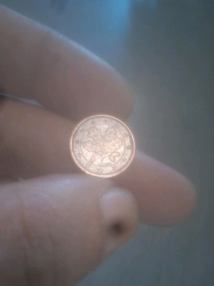 1 Cent 2002 j Fehlprägung Deutschland sehr selten Unikat . 6 Stüc in Dortmund