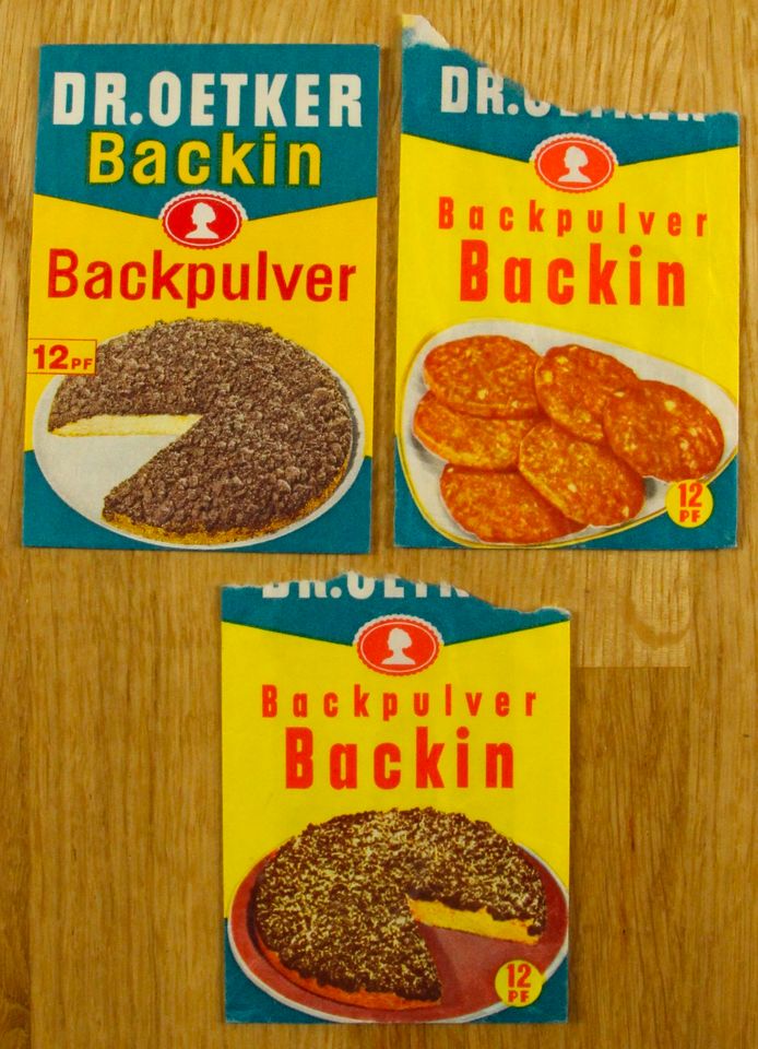 Dr. Oetker Werbung Schul-Kochbuch Heft Flyer Sammlung in Elze