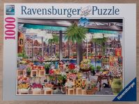 Ravensburger Puzzle 1000 Teile, Amsterdam Flower Market Sachsen-Anhalt - Halle Vorschau