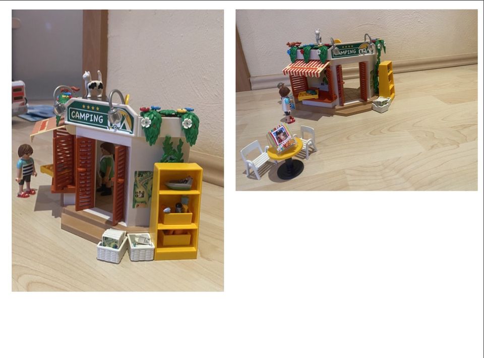 Playmobil Campingplatz 5432 + 6671 + 5434 + 5436 + 6111 in Borken